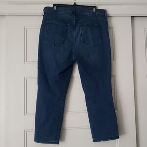 Old Navy Women's Blue Jeans Flare Ankle High Rise